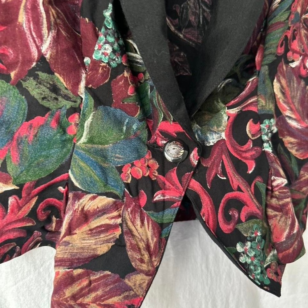 Vintage floral blazer - Picture 2 of 4